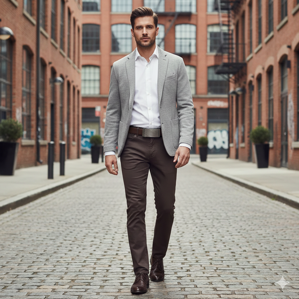 Ceinture Automatique Ajustable en Cuir Homme