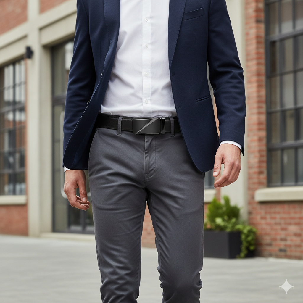 Ceinture Automatique Homme En Cuir Véritable