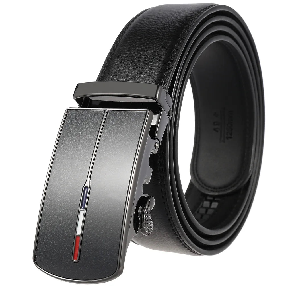 Ceinture Automatique Luxe Homme En Cuir Véritable