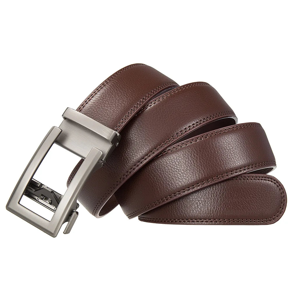 Ceinture Automatique en Cuir Véritable