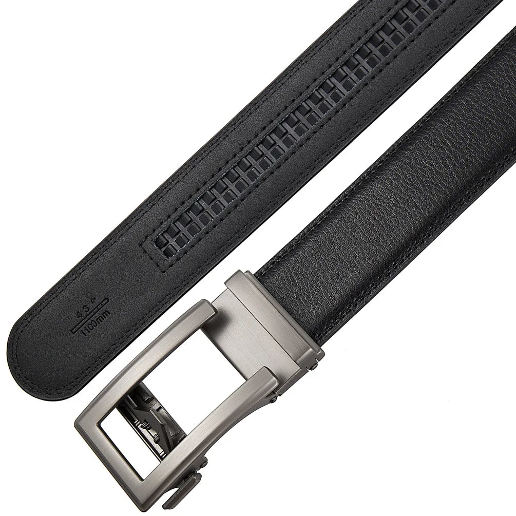 Ceinture Automatique en Cuir Véritable