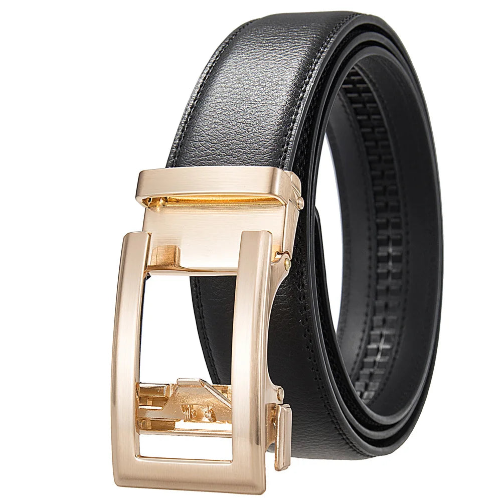 Ceinture Automatique en Cuir Véritable