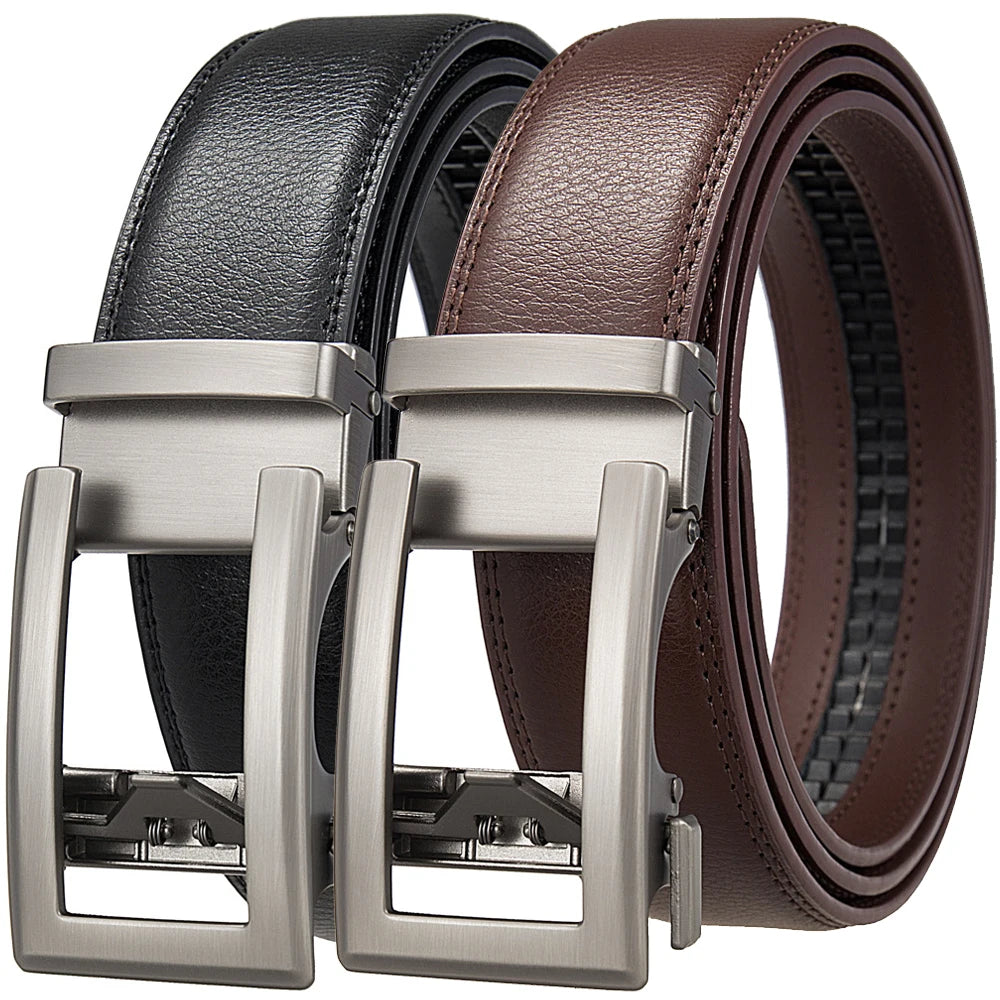 Ceinture Automatique en Cuir Véritable