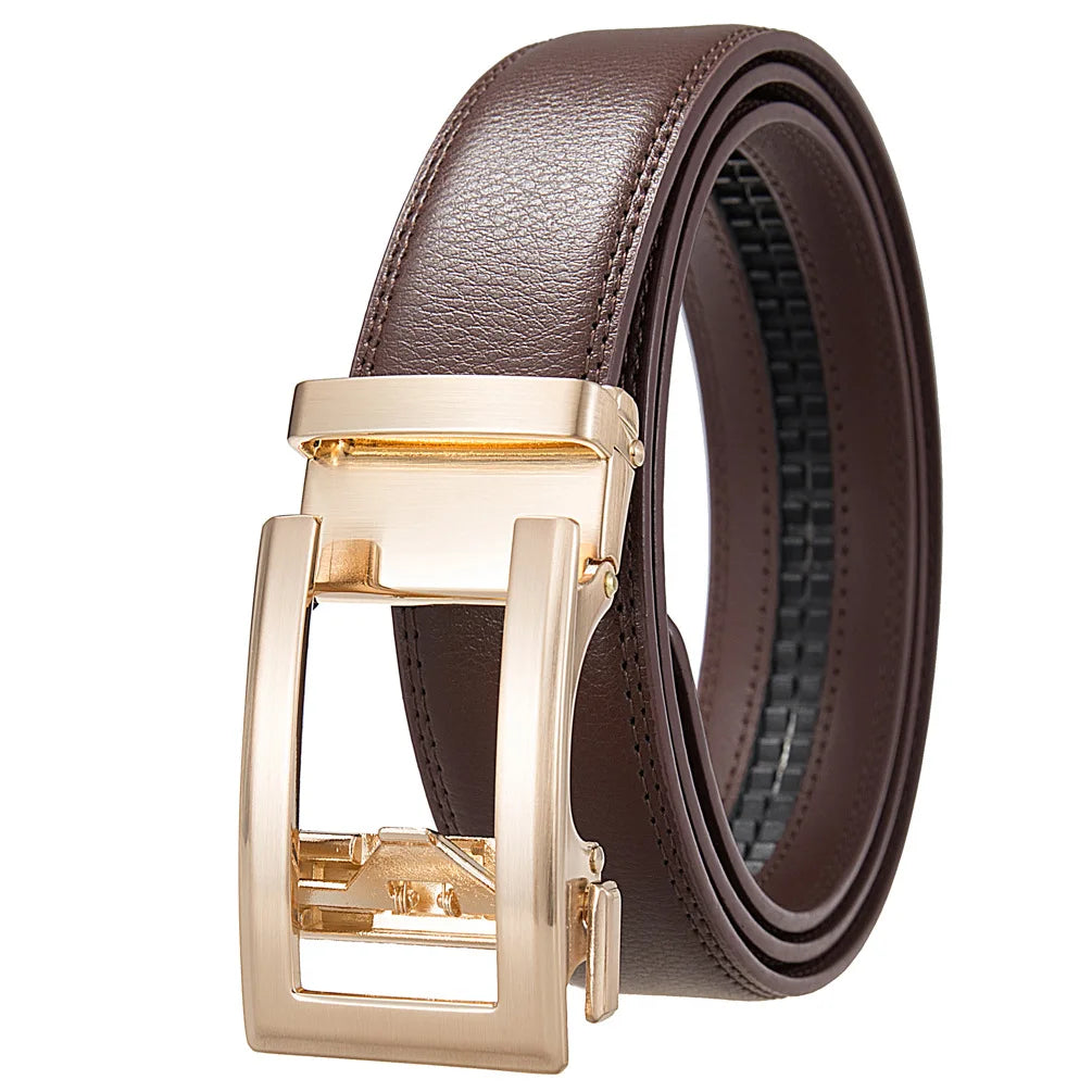 Ceinture Automatique en Cuir Véritable